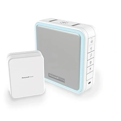 Imagen de Honeywell Home DC915SCV Serie 9, Juego de Conversor Timbre para Puerta, Portátil, color Blanco