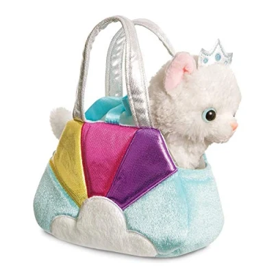 Imagen de Aurora World Animal Aurora, 61364, Fancy PAL Rainbow Princess Cat, Peluche, Arco Iris, Multicolor, único