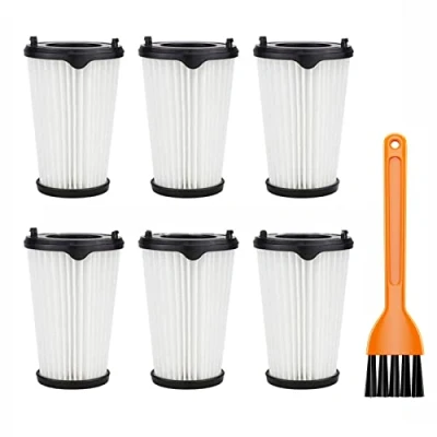 Imagen de filtro de aspiradora CX7 para AEG, 6 unidades repuesto AEG AEF150 2 AEF150, aspiradora, Hepa, todos los modelos con 1 cepillo