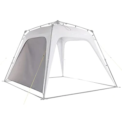 Imagen de Where Tomorrow Pared Lateral Adicional para Gazebo de Camping Carpa Plegable Acampada, Jardín o Terraza Cenador Impermeable Exteriores 2.5 x 1.9 Metros/Gris Claro