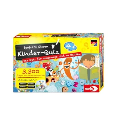 Imagen de Noris 606013595 Kinderquiz für schlaue Kids Juego Infantil (versión en alemán)