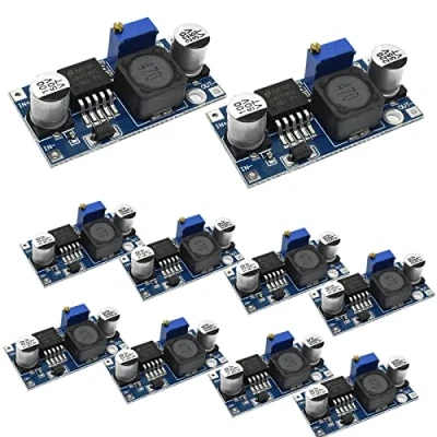 Imagen de HENGBIRD 10pcs DC Step Down Buck Converter Regulador de Voltaje Alta eficiencia 3.2 46V a 1.25 35V Fuente alimentación Ajustable Módulo Bajada