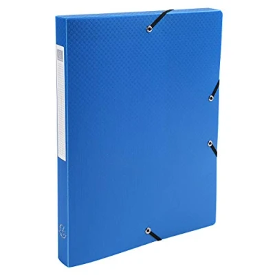 Imagen de Exacompta 59682E Carpeta de proyecto con goma, color azul