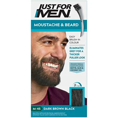 Imagen de Just For Men M10 Bigote y Barba Facial Coloración de Cabello Marrón Oscuro