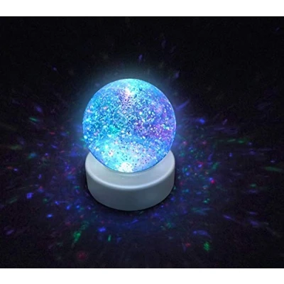 Imagen de Playlearn swgb Glitter Ball Bola de nieve con cambio color LED Humor Luz