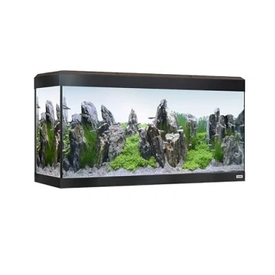 Imagen de Kit Acuario con iluminación LED Bluetooth Fluval Roma, 200 l, Nogal