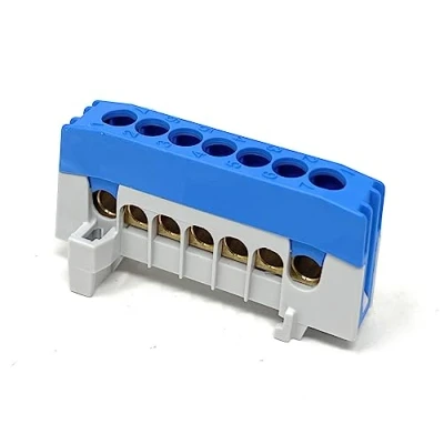 Imagen de Pollmann 2020266 POLL N7 F2 Terminal de cable cero con seguro para dedos, color azul
