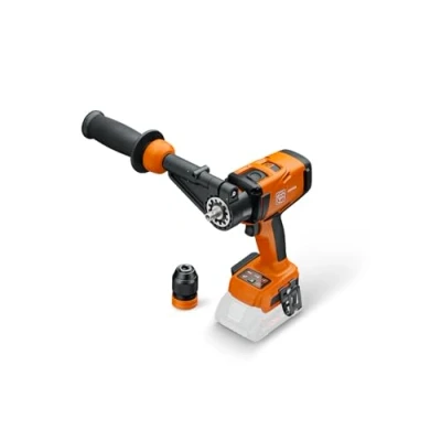 Imagen de FEIN Taladro atornillador percutor ASCM 18 QMP AS, 4 vel., motor sin escobillas y interfaz QuickIN, Roscar hasta M14 taladrar con sierra de corona metal duro 80 mm, batería cargador