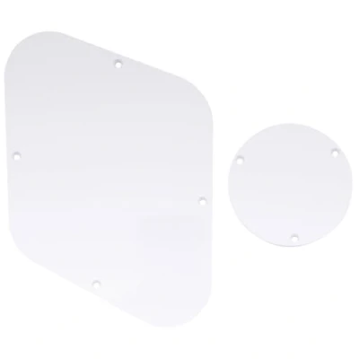 Imagen de Musiclily Set de LP Placa Trasera y Interruptor Palanca para Guitarra USA Les Paul,1 capa Blanco