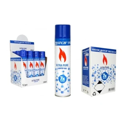 Imagen de Butano Gas para Mecheros Encendedores Ultra Puro Refinado 7 Veces 300 ml con 5 Adaptadores (12)
