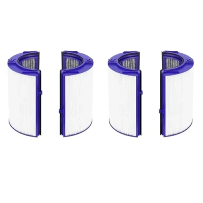 Imagen de 2 filtros HEPA Trade Shop con filtro de carbón activo compatible Dyson TP07 TP08 TP09 TP7A PH3A sustituye a 970341 01 965432 / purificador aire