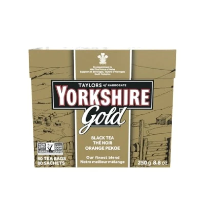 Imagen de Taylors of Harrogate Yorkshire Te negro Gold 80 bolsas 1 unidad