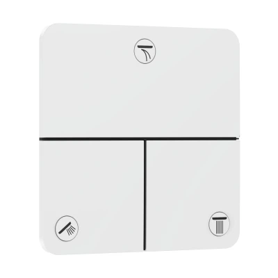 Imagen de hansgrohe ShowerSelect Comfort Q, válvula para instalación empotrada de termostatos Q (3 funciones), blanco mate