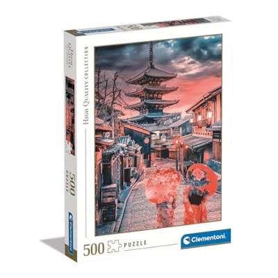 Imagen de Clementoni Collection Evening In Kyoto Puzzle De 500 Piezas, Rompecabezas Adultos, Entretenimento, 35525, Multicolor