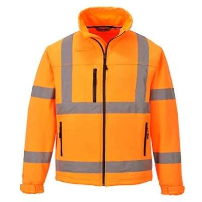 Imagen de Portwest Softshell De Alta Visibilidad Classic (3 Capas), Tamaño: L, Color: Naranja, S424ORRL