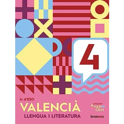 Imagen de Llengua 4º Eso Avancem Valenciano