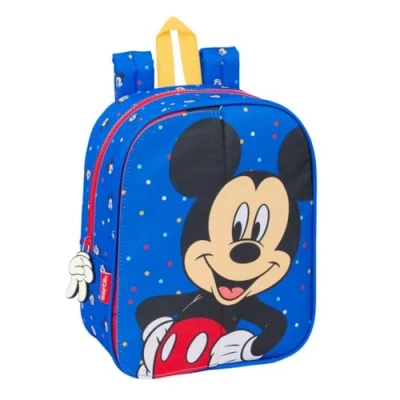 Imagen de Safta MICKEY MOUSE GOOD DAY Mochila Guardería, Adaptable a Carro, Fácil Limpieza, Ideal para Niños de Diferentes Edades, Cómoda y Versátil, Calidad Resistencia, 22x10x27 cm