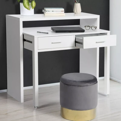 Imagen de IDMarket Escritorio extensible Max blanco