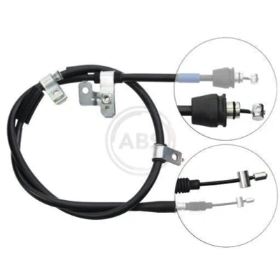 Imagen de A.B.S. K19107 Cable de Freno Mano 1430 Discos para dirección izquierda/derecha HYUNDAI: Coupe II