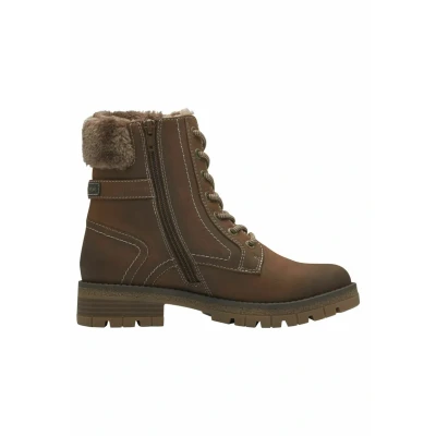 Imagen de s.Oliver Stiefelette Botas para la nieve, Mujer, Talla: 37, Cognac Zapatos