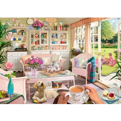 Imagen de Ravensburger Puzzle Hora del Té, Rompecabezas para Adultos, Regalo Niños de 14+ Años, Juego Educativo y Estimulante, 1000 Piezas, 70x50 cm