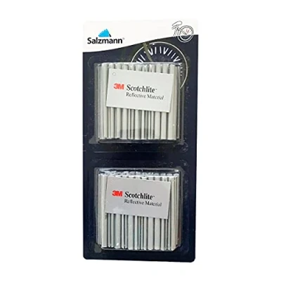 Imagen de Salzmann 3M Reflectores para radios de Bicicleta Fabricados con Scotchlite Clips Reflectantes Todos los estándar