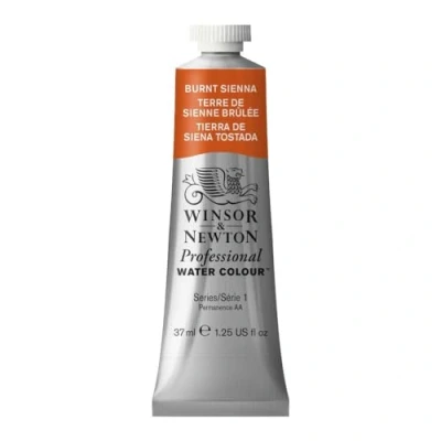 Imagen de Winsor &amp; Newton Acuarela Profesional Pintura de Acuarela, Alta Luminosidad, Resistente a la Luz, Calidad Archivo, Tubo 37 ML, Color Tierra Siena Tostada