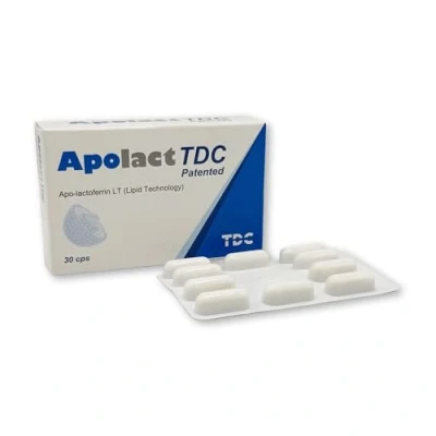 Imagen de APOLACT TDC Complemento alimenticio de APO Lactoferrina en liposomas orales 30 cápsulas