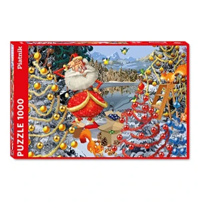 Imagen de Piatnik Francois Ruyer Puzzle (1000 Piezas), diseño de árbol Navidad (P554445)