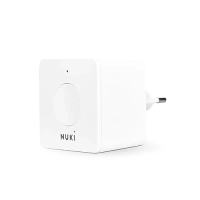 Imagen de Enchufe inteligente Nuki Bridge, WiFi, Bluetooth, Abrepuertas, Smart Home, Asistentes de voz, Blanco