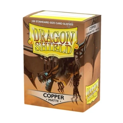 Imagen de Arcane Tinman ART11016 Sleeves: Dragon Shield Matte Copper Standard 100pk Copper, One Size