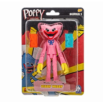Imagen de Rocco Giocattoli Kissy Missy del Mundo de Poppy Playtime Llegan Las Mini Figuras articuladas y con Accesorios. Colecciona Todos los Personajes, AF7702