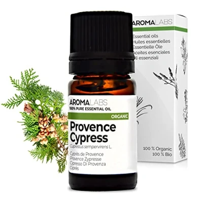 Imagen de BIO Aceite Esencial CIPRÉS 5mL 100% Puro, Natural, Quimiotipado y Certificado AB AROMA LABS (Marca Francesa)
