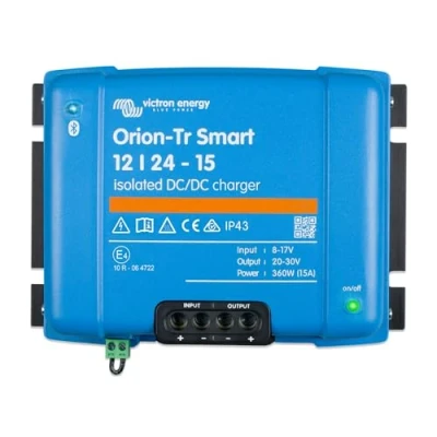 Imagen de Victron Energy Orion TR Smart 12/24 Voltios 15 amperios 360 Vatios Cargador CC/CC Aislado (Bluetooth)