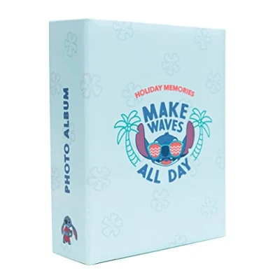Imagen de Grupo Erik Album fotos Disney Stitch 10 x 15cm con 100 bolsillos de tapa dura 16.5 12.5 cm Producto licencia oficial