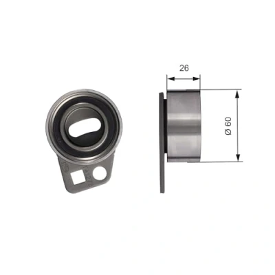 Imagen de GATES T41275 Polea tensora, correa dentada Tru Power HONDA: CIVIC 6 Fastback, Accord Limousine, Hatchback