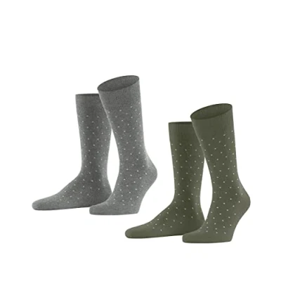 Imagen de ESPRIT Fine Dot 2 Pack M SO algodón estampado pares, Calcetines Hombre, Multicolor (Sortiment 0030), 43 46