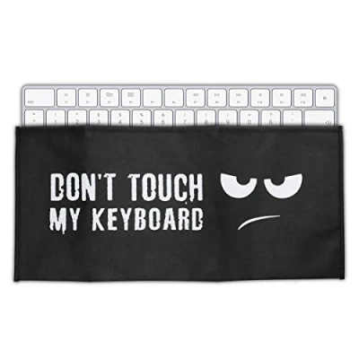 Imagen de kwmobile Funda Protectora para Teclado Apple Magic Keyboard Cubierta el Polvo o Salpicaduras con Don&#039;t Touch my