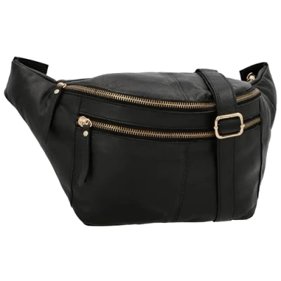 Imagen de Gusti Leder Freya Riñonera, Mujer, Talla: One Size, Schwarz (schafsleder)