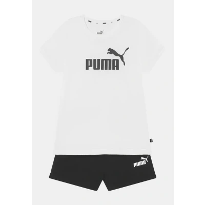 Imagen de Puma LOGO TEE SET Camiseta estampada para niños, Talla: 116, white