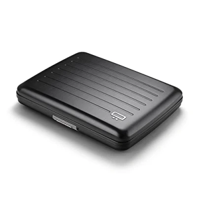 Imagen de ÖGON DESIGNS Cartera de Aluminio Smart Case V2 Large Compartimento Oculto para Monedas y Billetes Protección RFID Capacidad 10 Tarjetas
