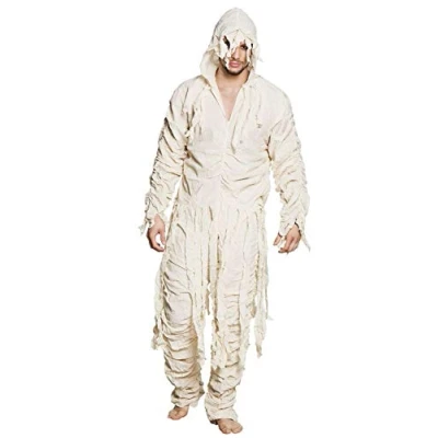 Imagen de Boland Disfraz de Momia para Adultos, Talla 50/52, Color Blanco, 50 52 (79112)