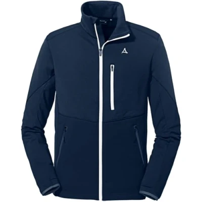 Imagen de Schöffel Fleece Jacket Lodron M Forro Polar Transpirable de 4 vías, Chaqueta Funcional con tecnología Body Mapping y Logotipos Originales ÖSV, Hombres, Azul Marino, 52