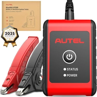 Imagen de Autel MaxiBAS BT506 Probador Batería, 6V 12V 100 2000 CCA Analizador Batería Automóvil, Prueba Arranque y Carga, Herramienta Carga Digital, Dentro Fuera Vehículo