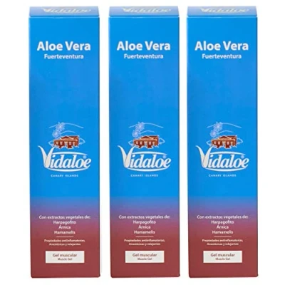 Imagen de Vidaloe gel muscular de Aloe Vera 250ml 3 unidades