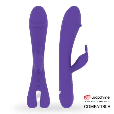 Imagen de Vibrador Aitor conejito lila color violeta y de silicona Mr boss