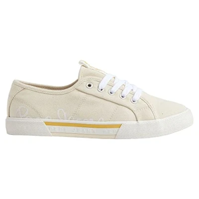 Imagen de Pepe Jeans Brady Logo W, Zapatilla Sostenible Mujer, Amarillo (Amanecer), 36 EU