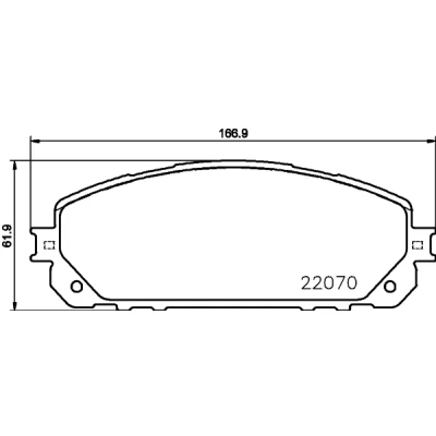 Imagen de HELLA 8DB 355 023 391 Juego de pastillas freno con accesorios JEEP: Cherokee V