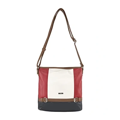 Imagen de Tom Tailor Acc Juna, Bolso de Hombro para Mujer, Multicolor (Maritime), 30x28x10 Centimeters (W x H L)