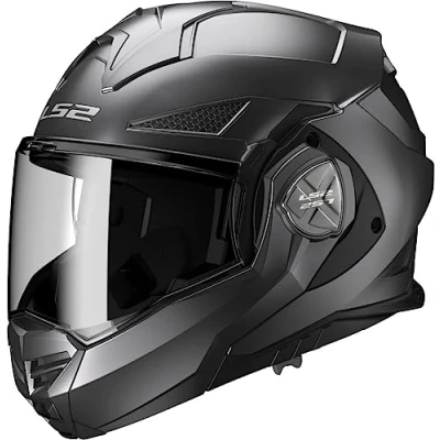 Imagen de LS2, Casco modular moto ADVANT X solid mat titanium, XS